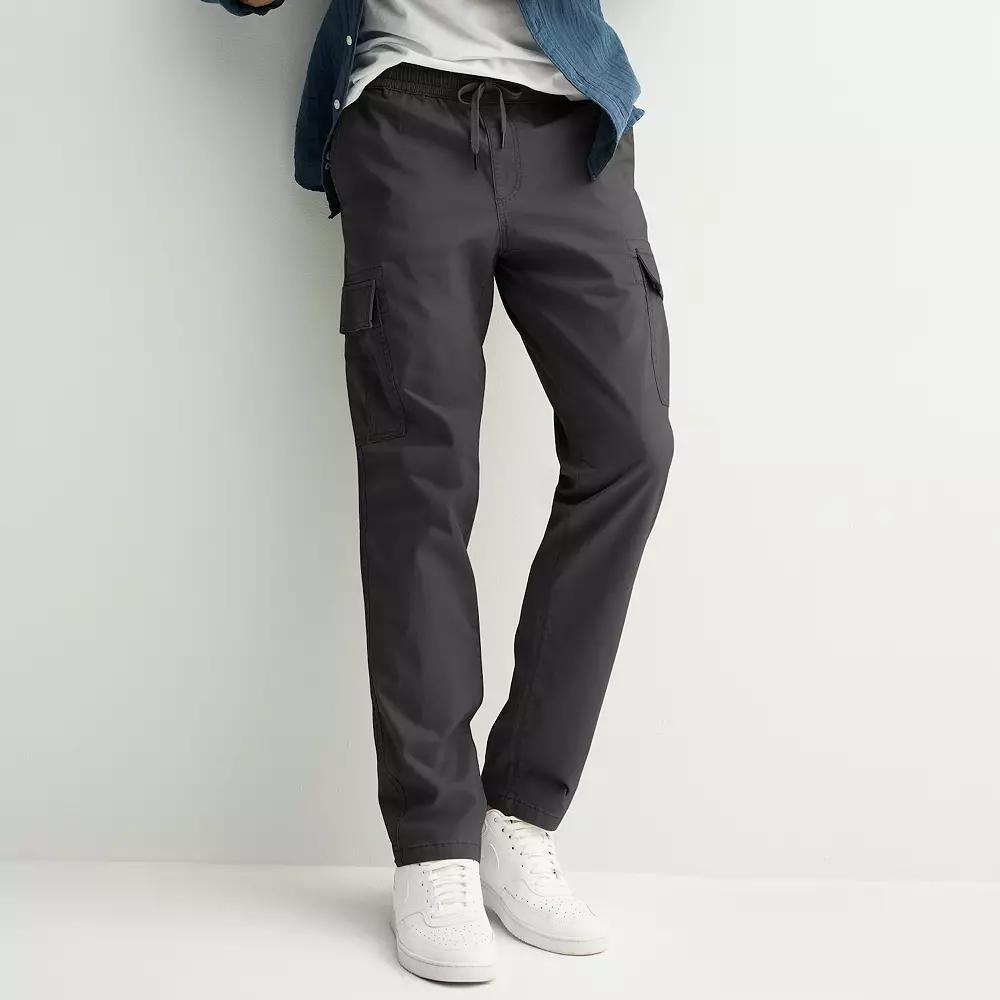 Men's Sonoma Goods For Life® Pull-on Cargo Pants, Size: XL, Black Luxe Product Image