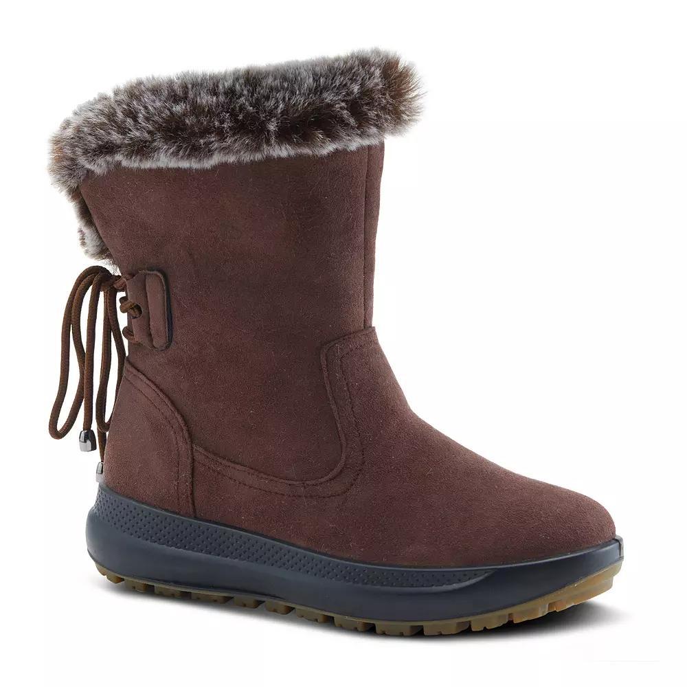 Flexus by Spring Step Snowbird Womens Waterproof Snow Boots Red Product Image