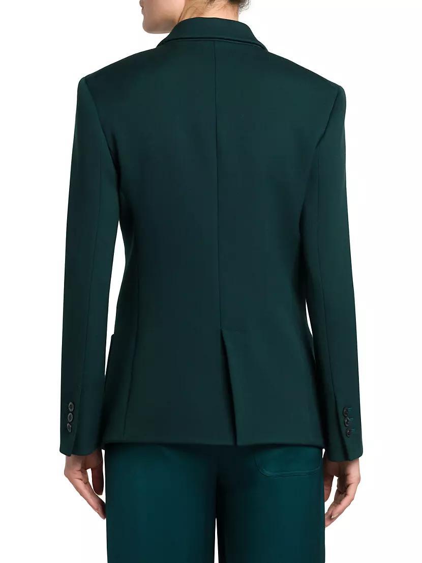 Stretch Wool Double-Breasted Jacket Product Image