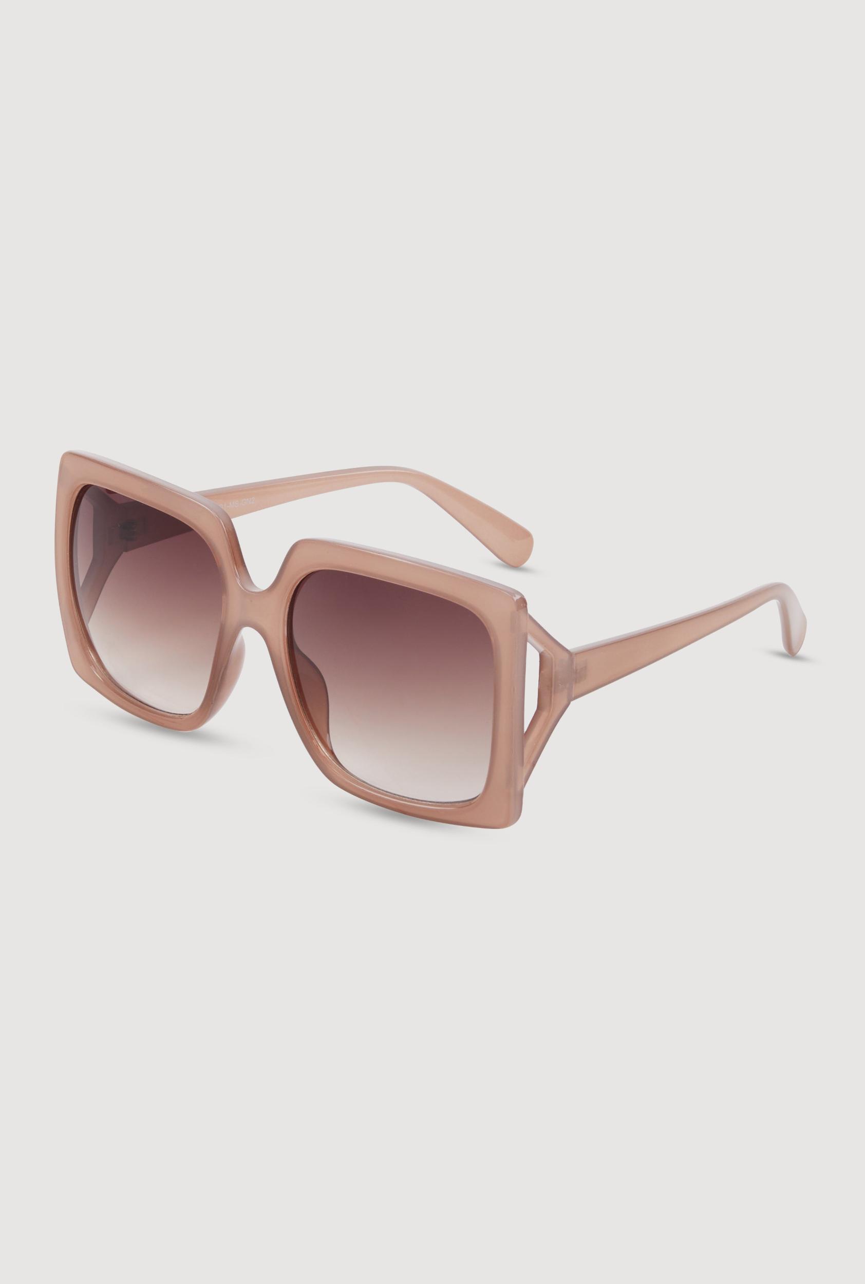 Side Cutout Ombre Lens Sunglasses Female Product Image