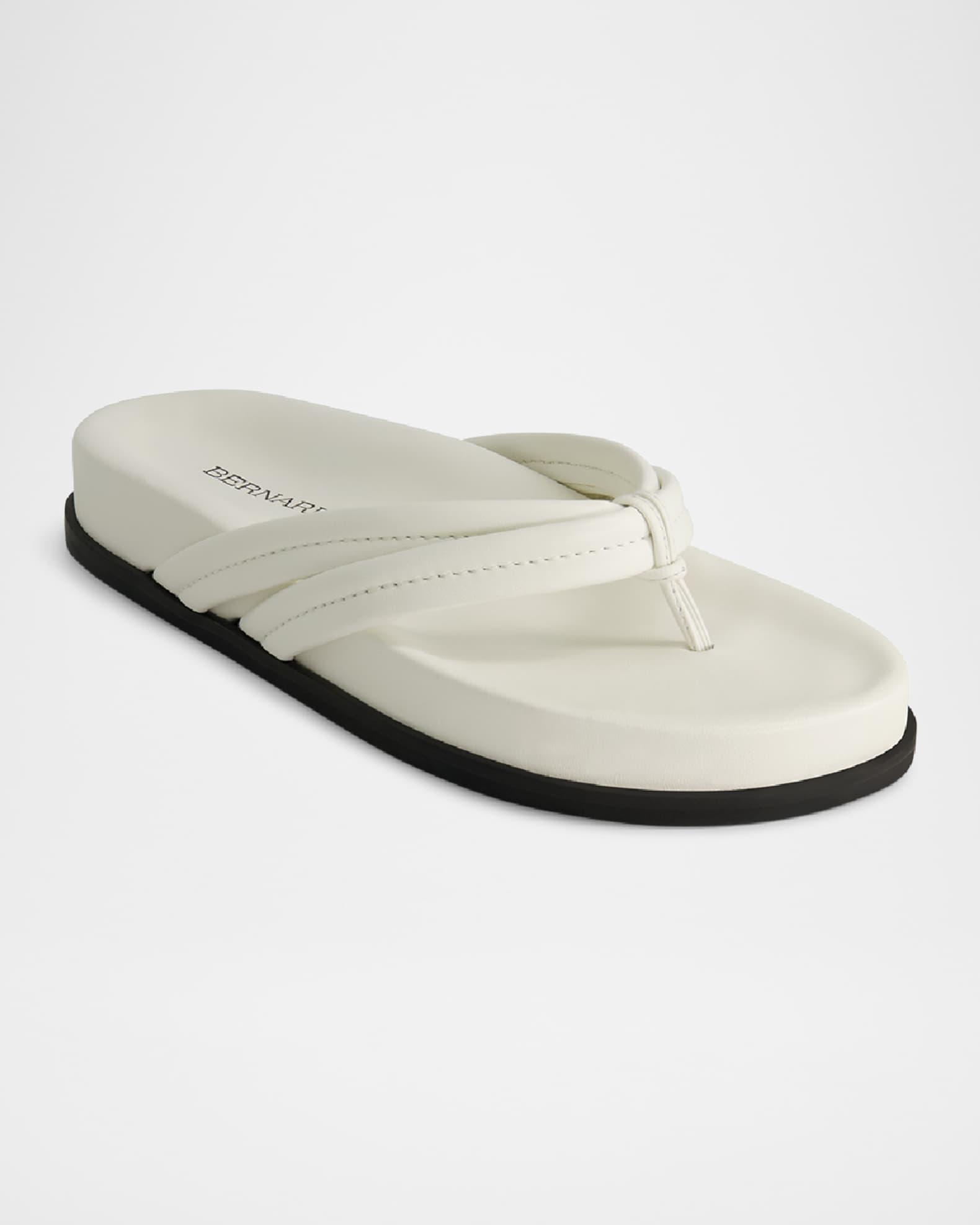 Miami Sporty Leather Thong Sandals Product Image