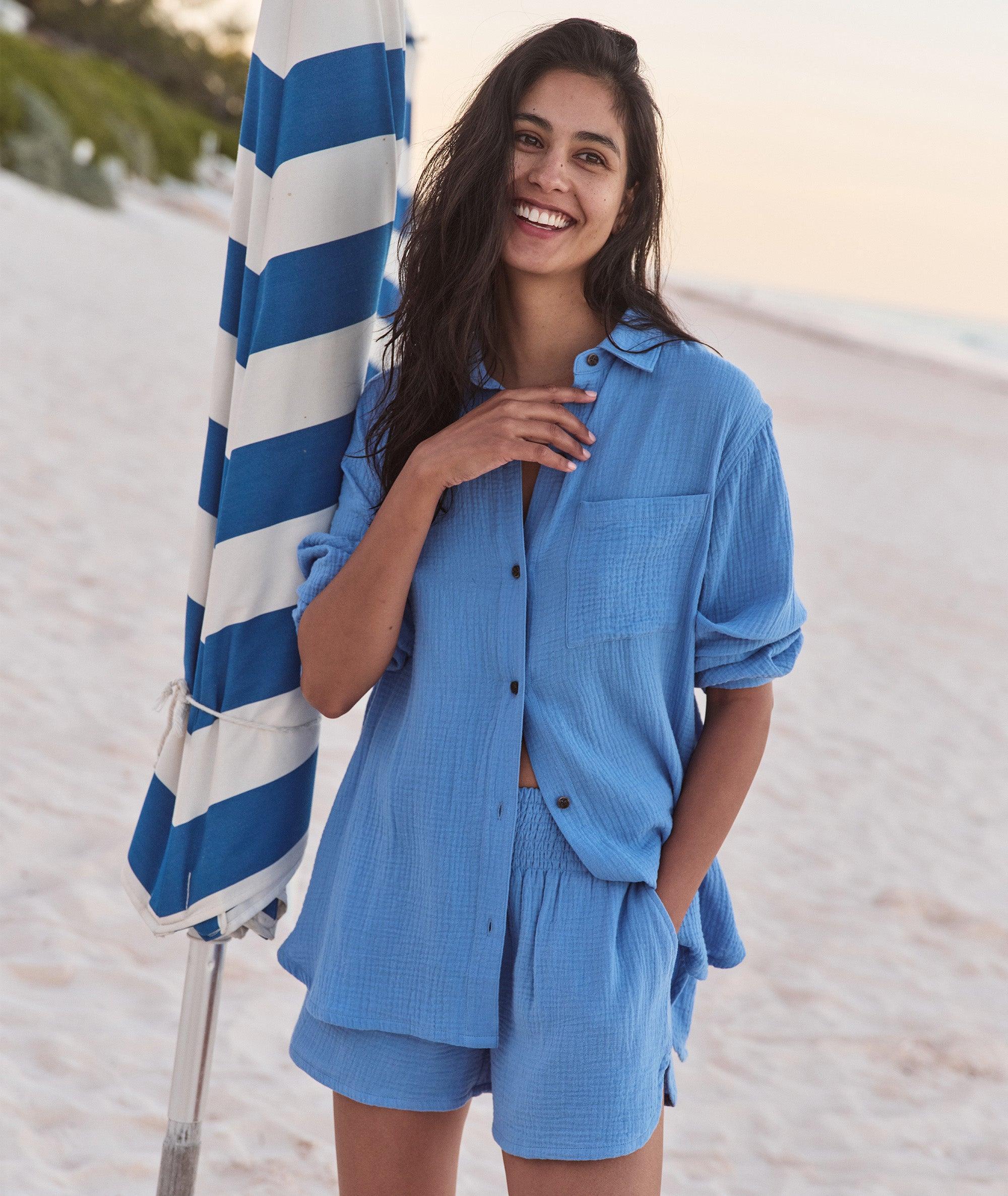 Jane Relaxed Double Cloth Shirt Product Image