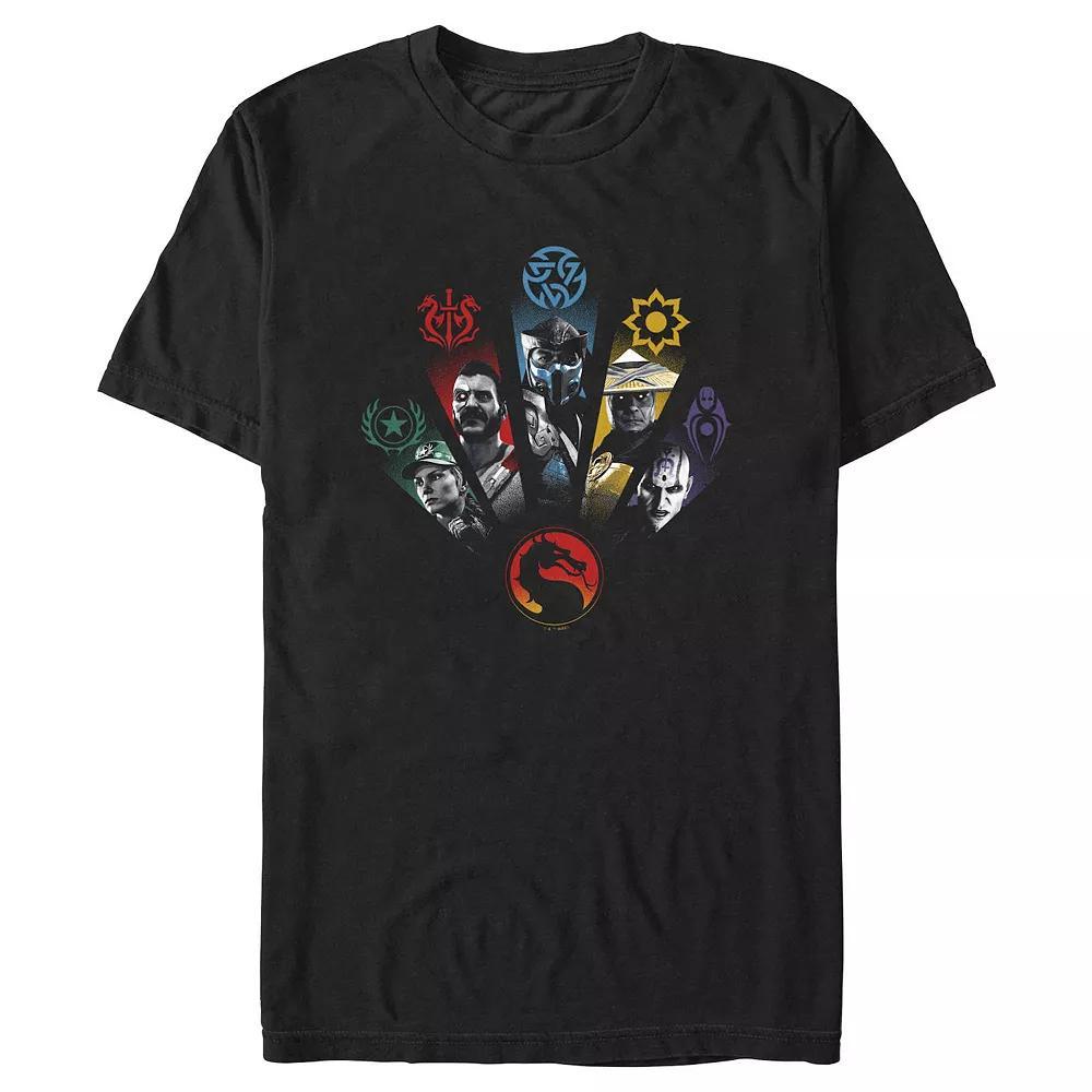 Men's Mortal Kombat Mortal Kombat Characters Graphic Tee, Size: XXL, Black Product Image