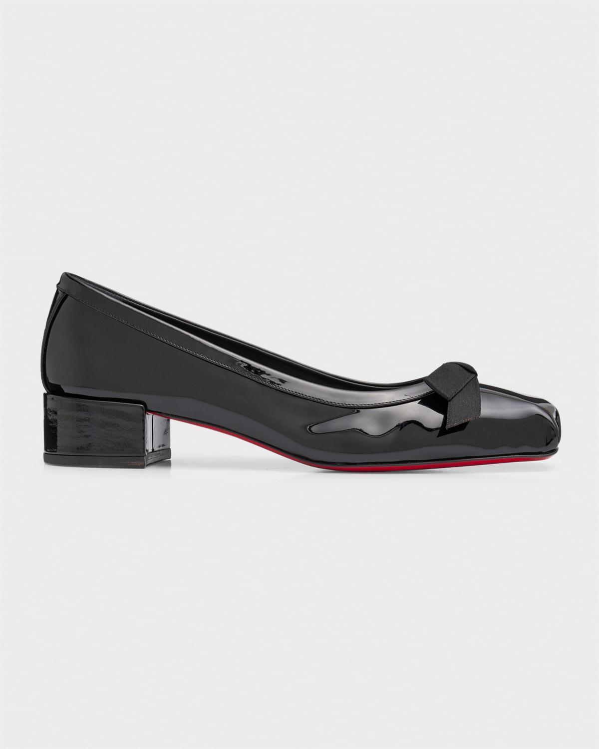 Mamaflirt Patent Red Sole Ballerina Pumps Product Image