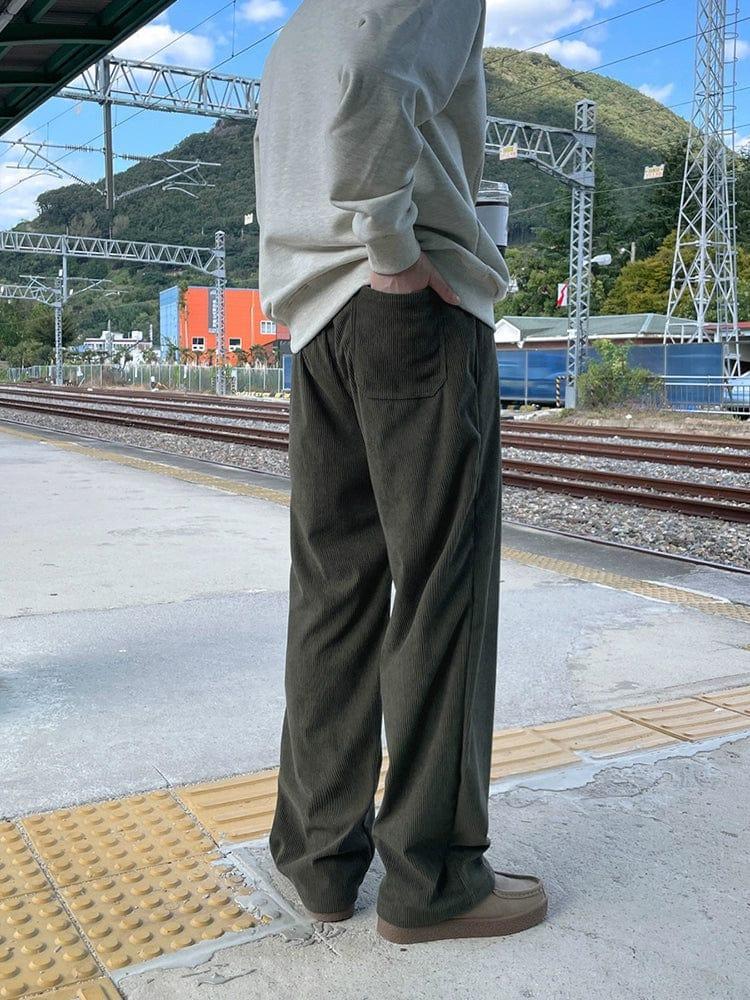 RT No. 11420 CORDUROY STRAIGHT PANTS Product Image