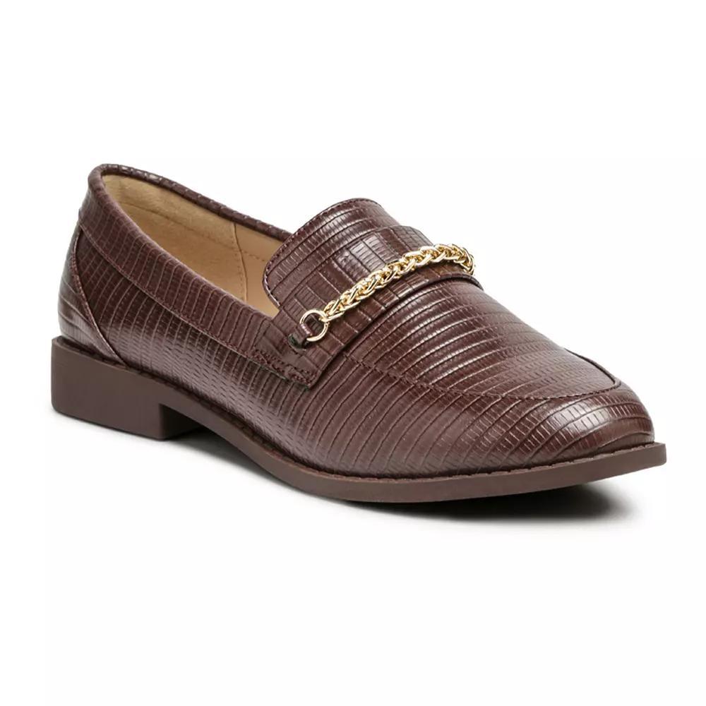 London Rag Vouse Women's Loafers, Size: 6, Brown Product Image