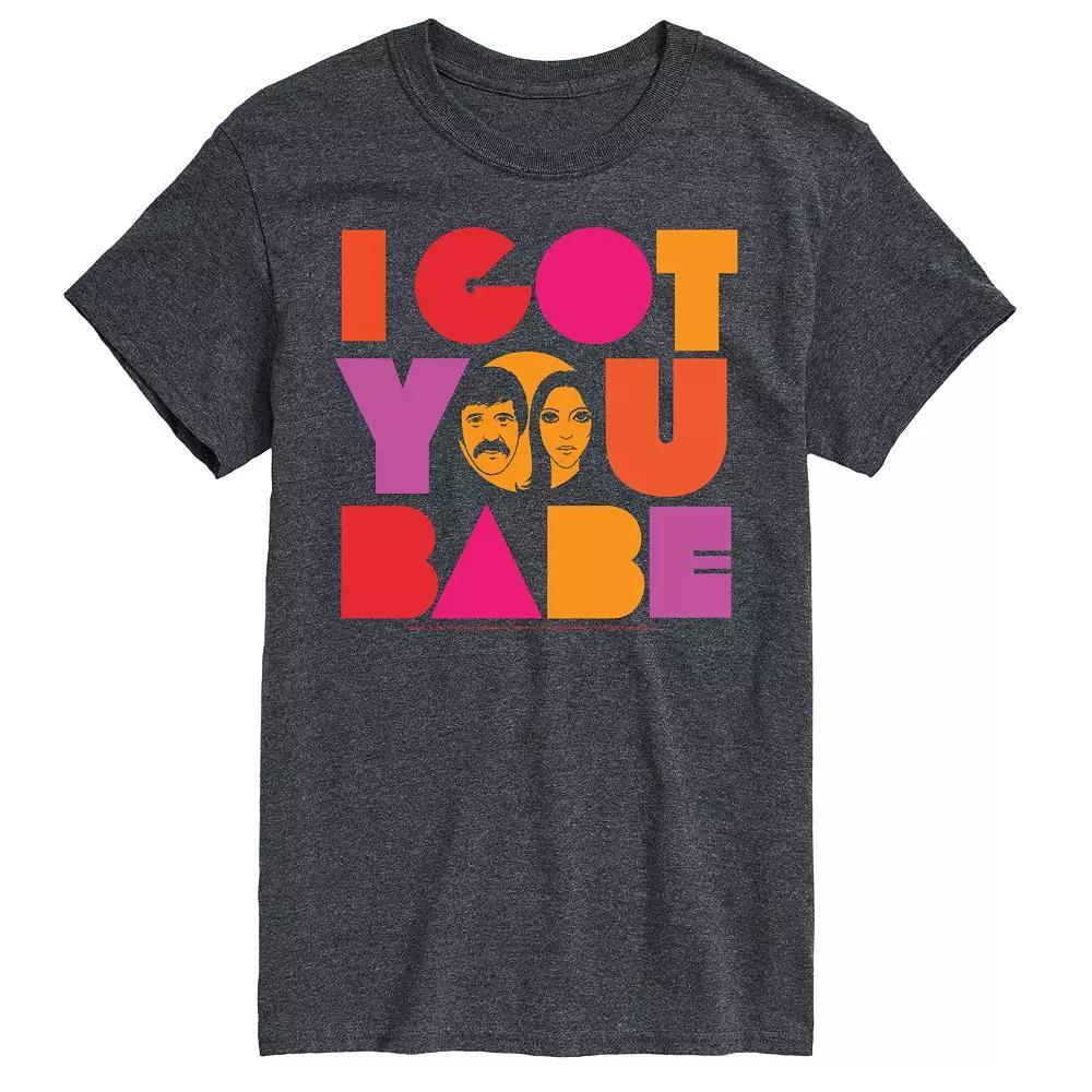 Big & Tall Sonny And Cher I Got You Tee, Men's, Size: Large Tall, Blue Product Image