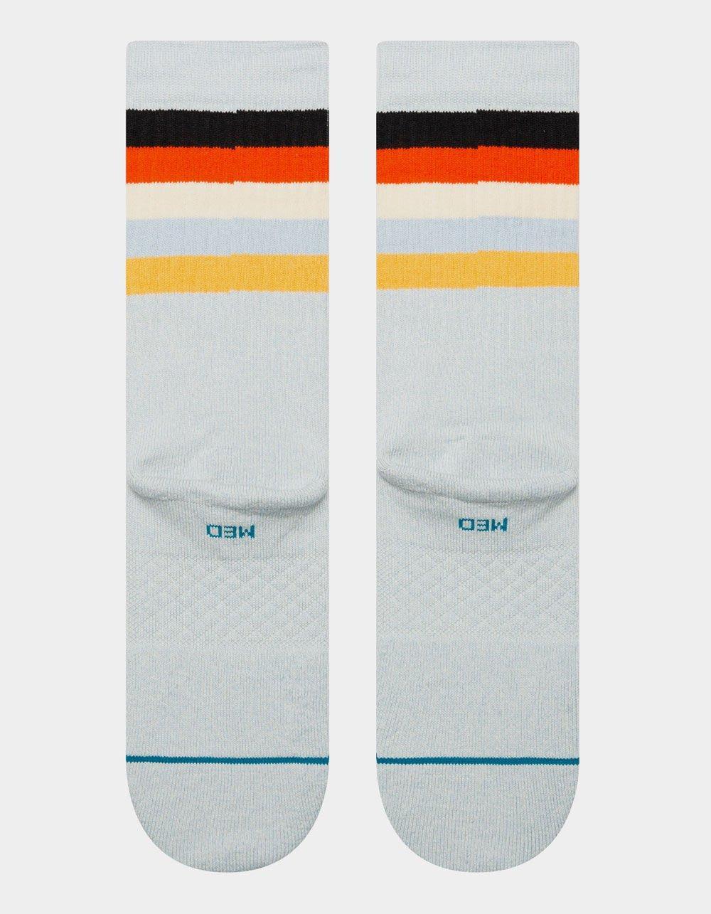 STANCE Maliboo Mens Crew Socks - LT BLUE/WHITE Product Image
