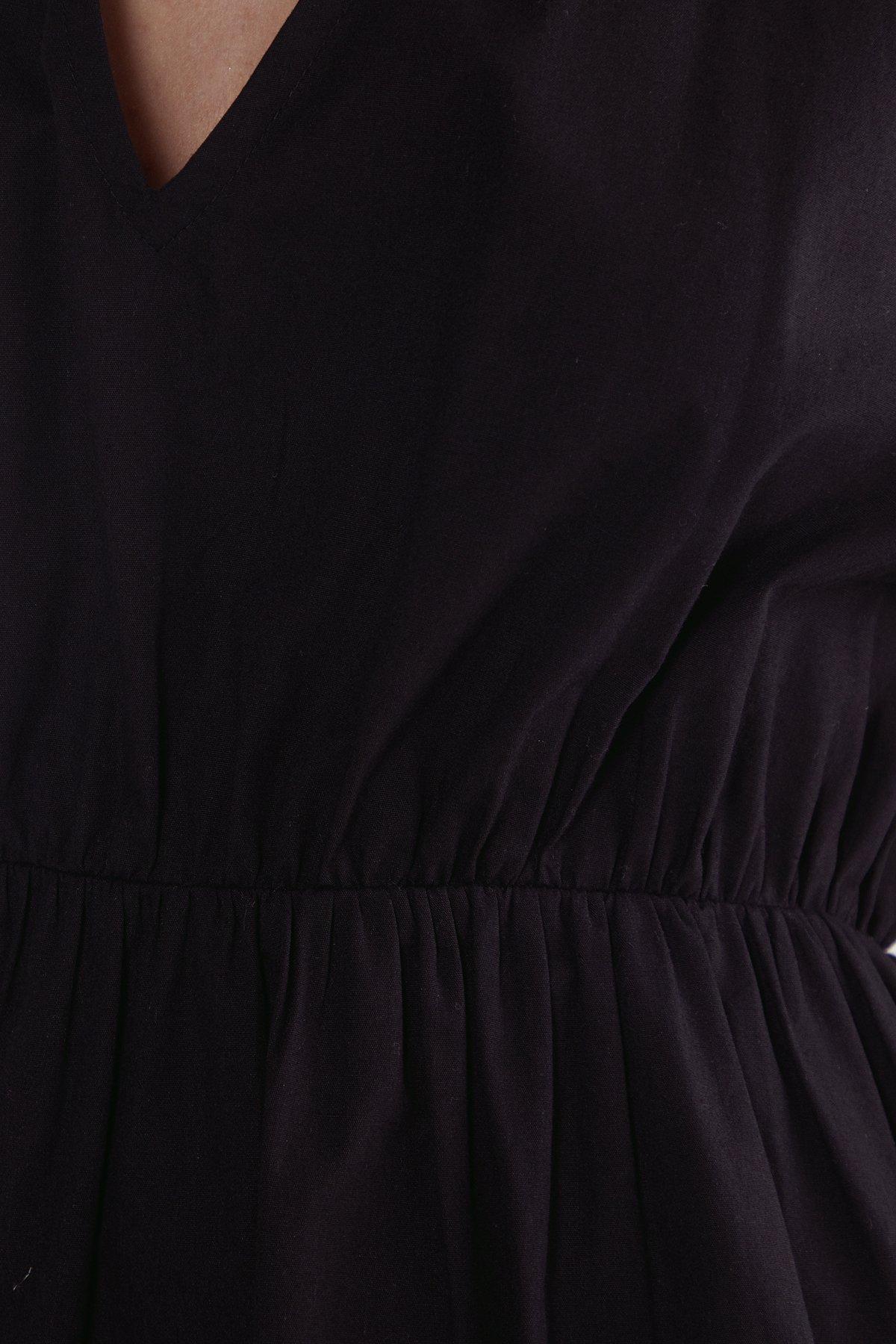 Cotton Poplin Halter Neck Puffball Mini Dress Product Image