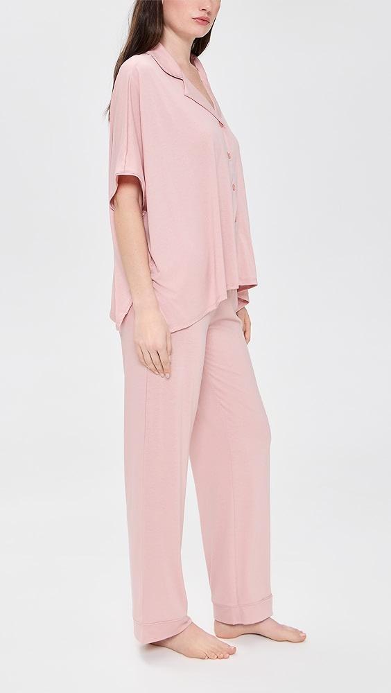 Flora Nikrooz Solid Knit Caftan PJ Set | Shopbop Product Image