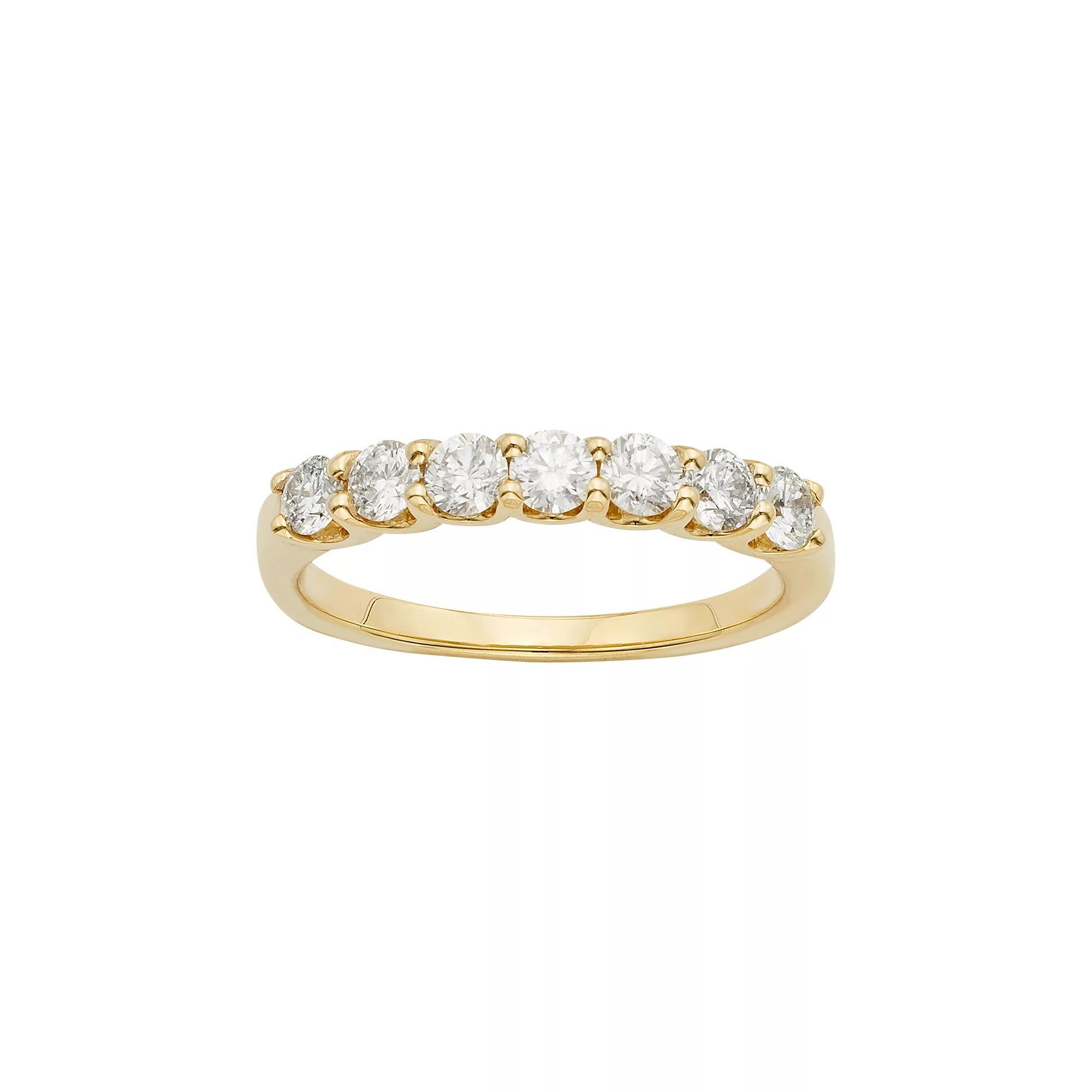 The Regal Collection IGL Certified Diamond Wedding Ring in 14k Gold (3/4 Carat T.W.), Women's, Size: 5, Yellow Product Image