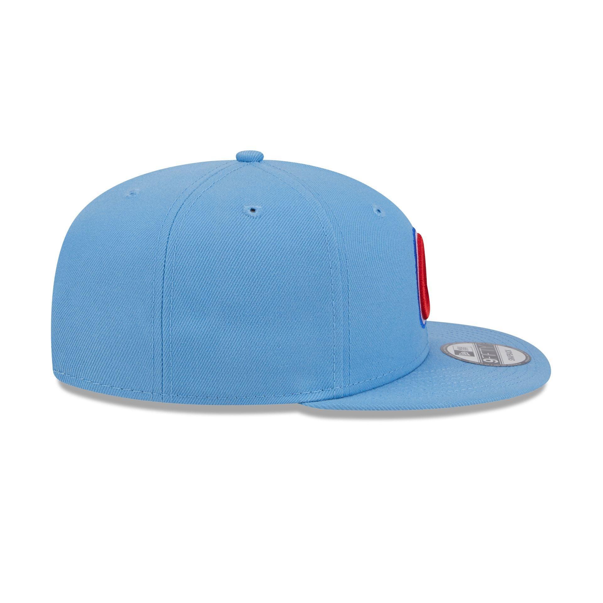 Atlanta Braves Sky Blue 9FIFTY Snapback Hat Male Product Image