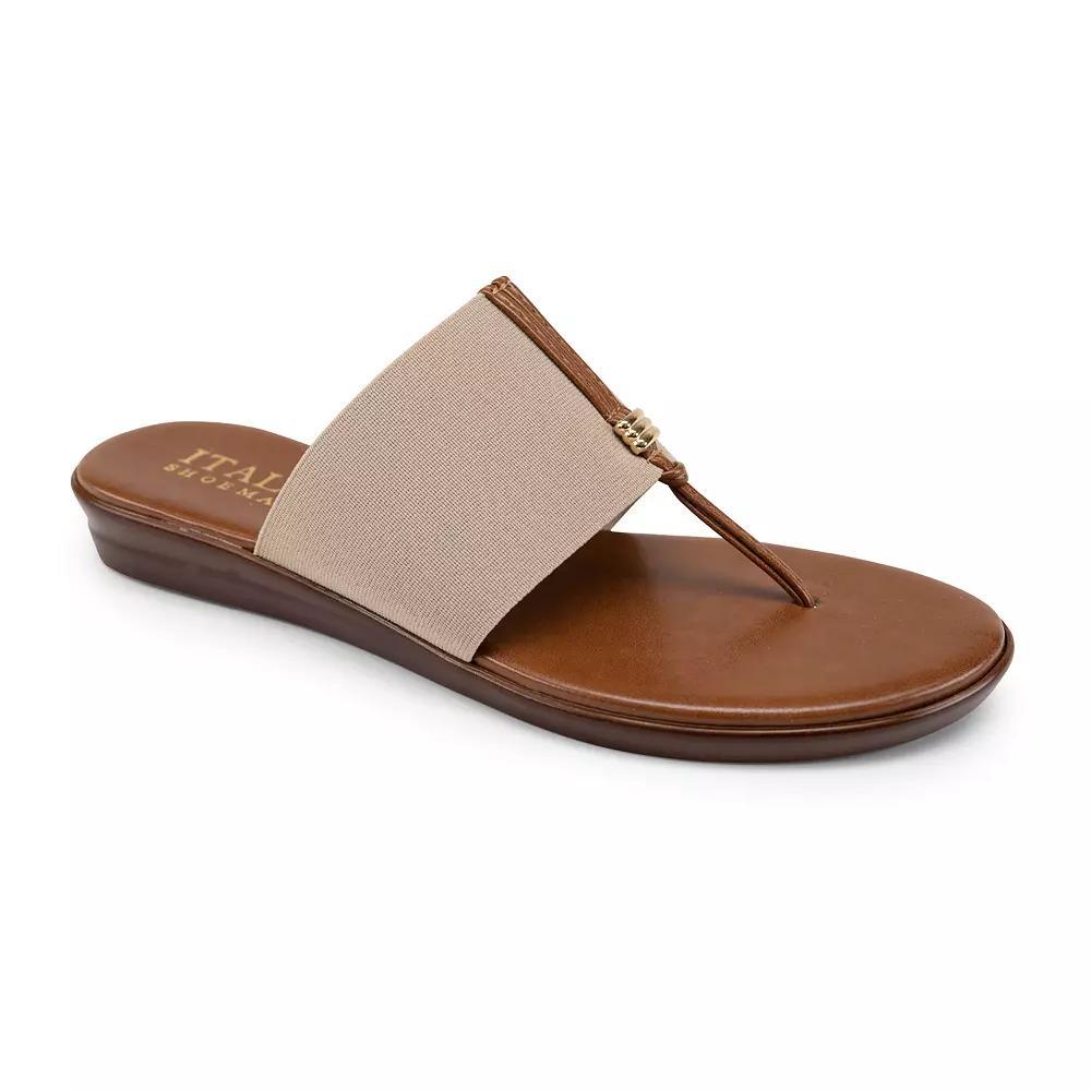 Italian Shoemakers Afia Women's Thong Sandals, Size: 10, Brown Product Image