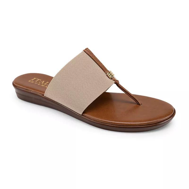 Italian Shoemakers Afia Women's Thong Sandals, Size: 10, Brown Product Image