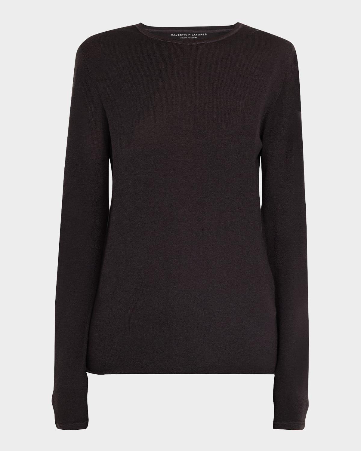 Majestic Filatures Cashmere Crewneck Top Product Image