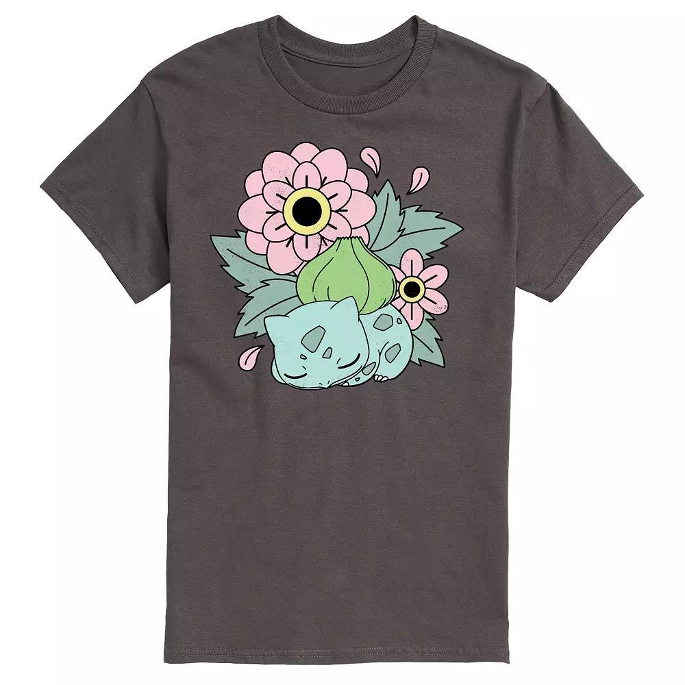 Mens Pokemon Bulba Flowers Tee Product Image