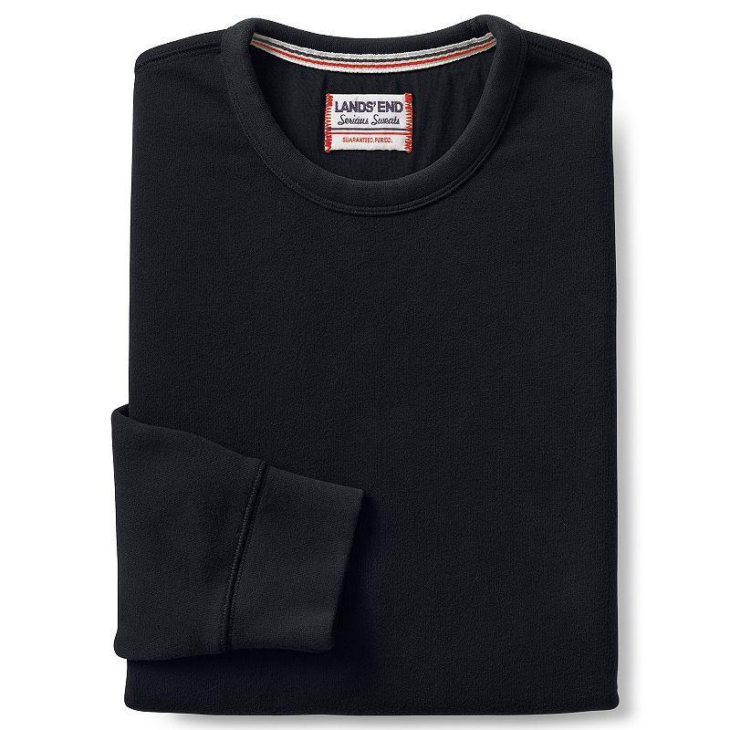 Mens Lands End Serious Sweats Crewneck Sweatshirt Grey Heather Product Image