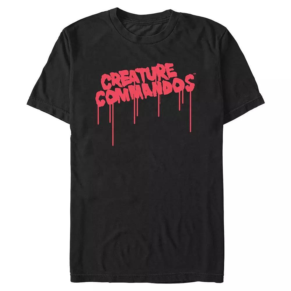 Big & Tall Creature Commandos Blood Graphic Tee, Men's, Size: 5XL, Black Product Image