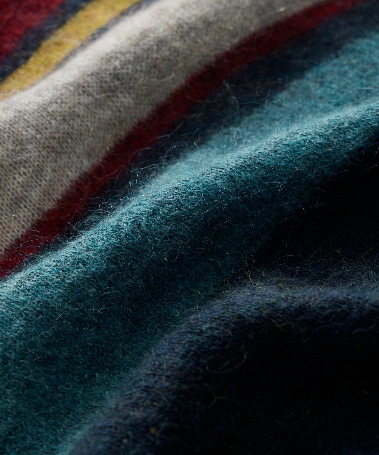 Relaxed Striped Mohair Sweater Polo Product Image