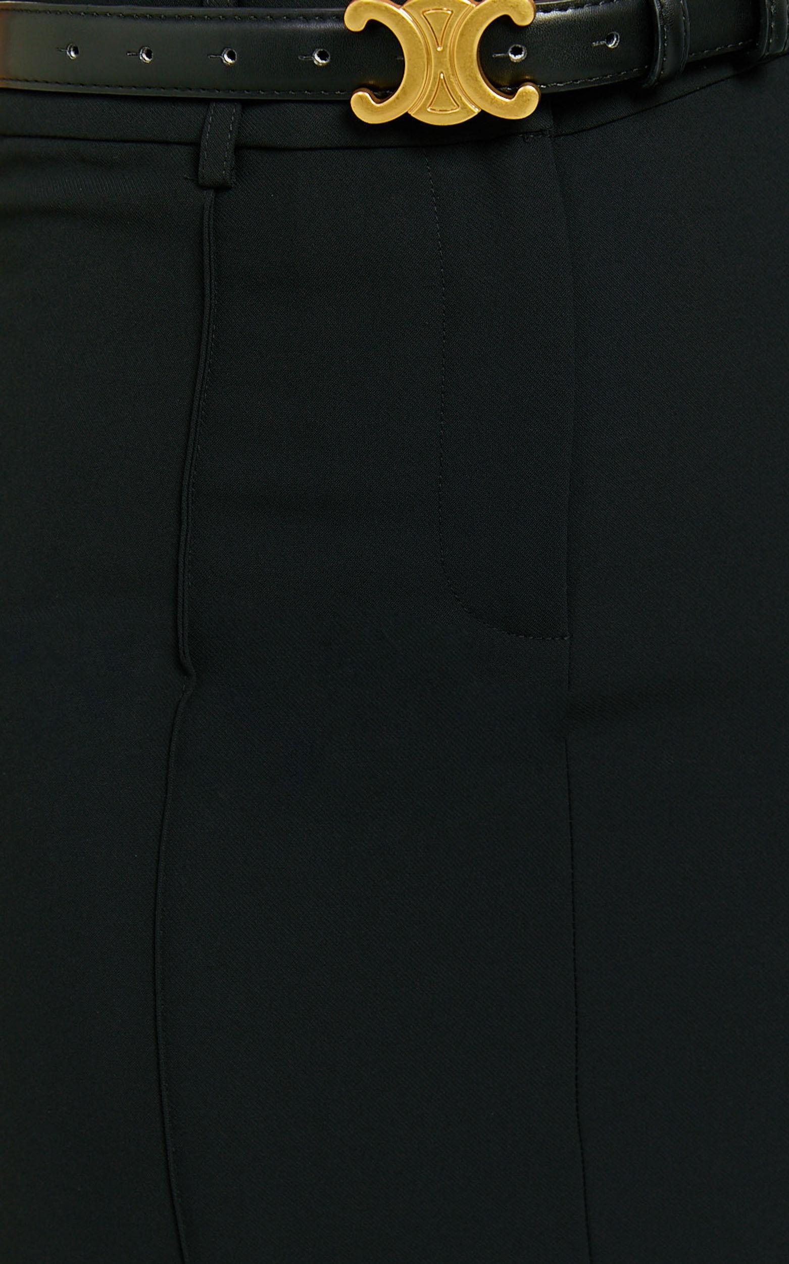 Stella Maxi Skirt - High Waisted Pencil Skirt in Black Product Image