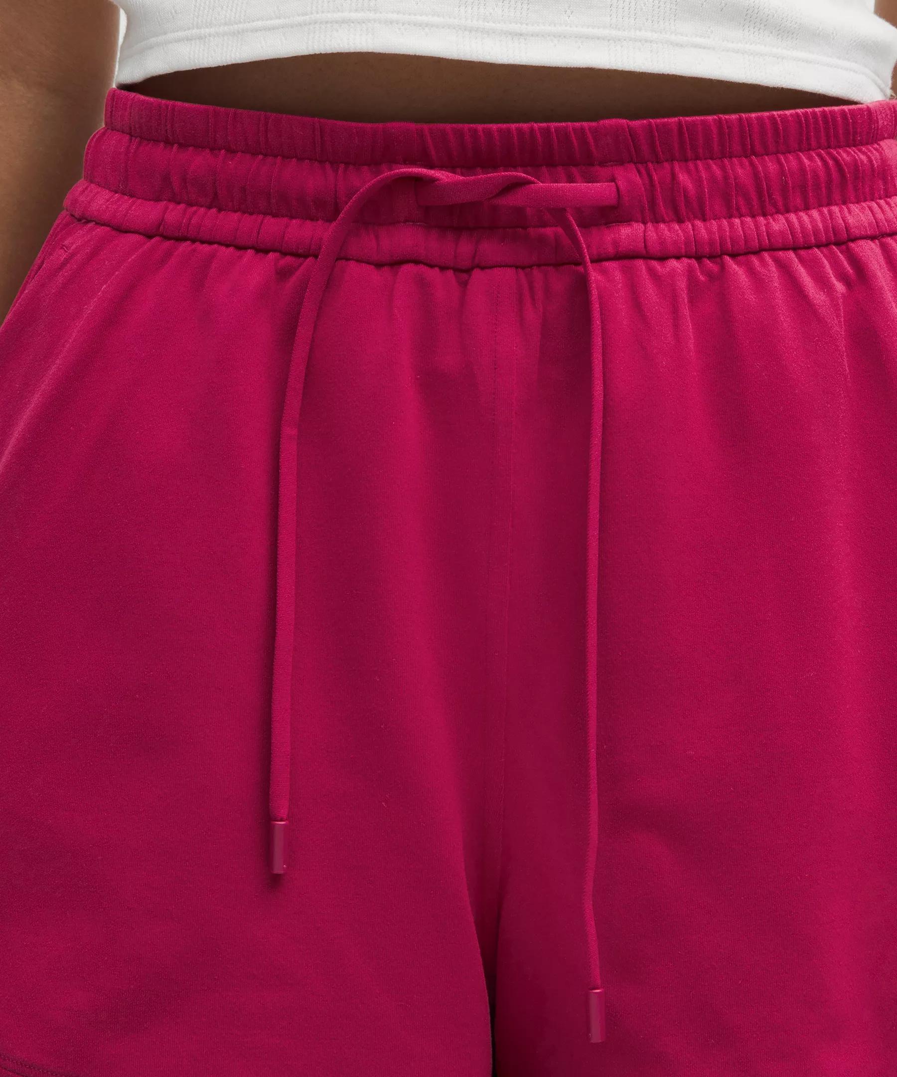 Soft Jersey Mid-Rise Curved-Hem Short 3" Product Image