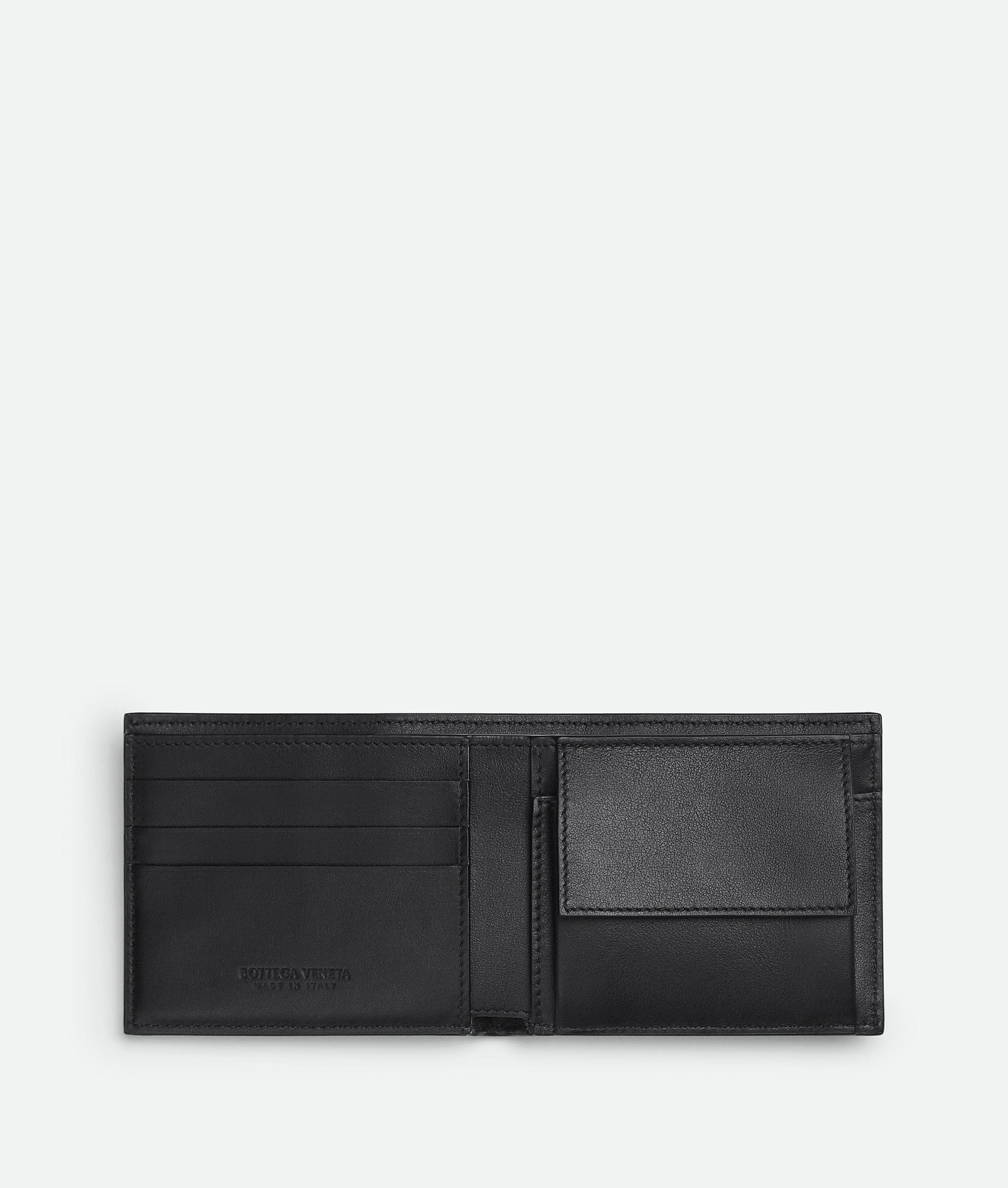 BOTTEGA VENETA Bottega  Veneta Cassette Bi-fold Wallet With Coin Purse In Black Product Image