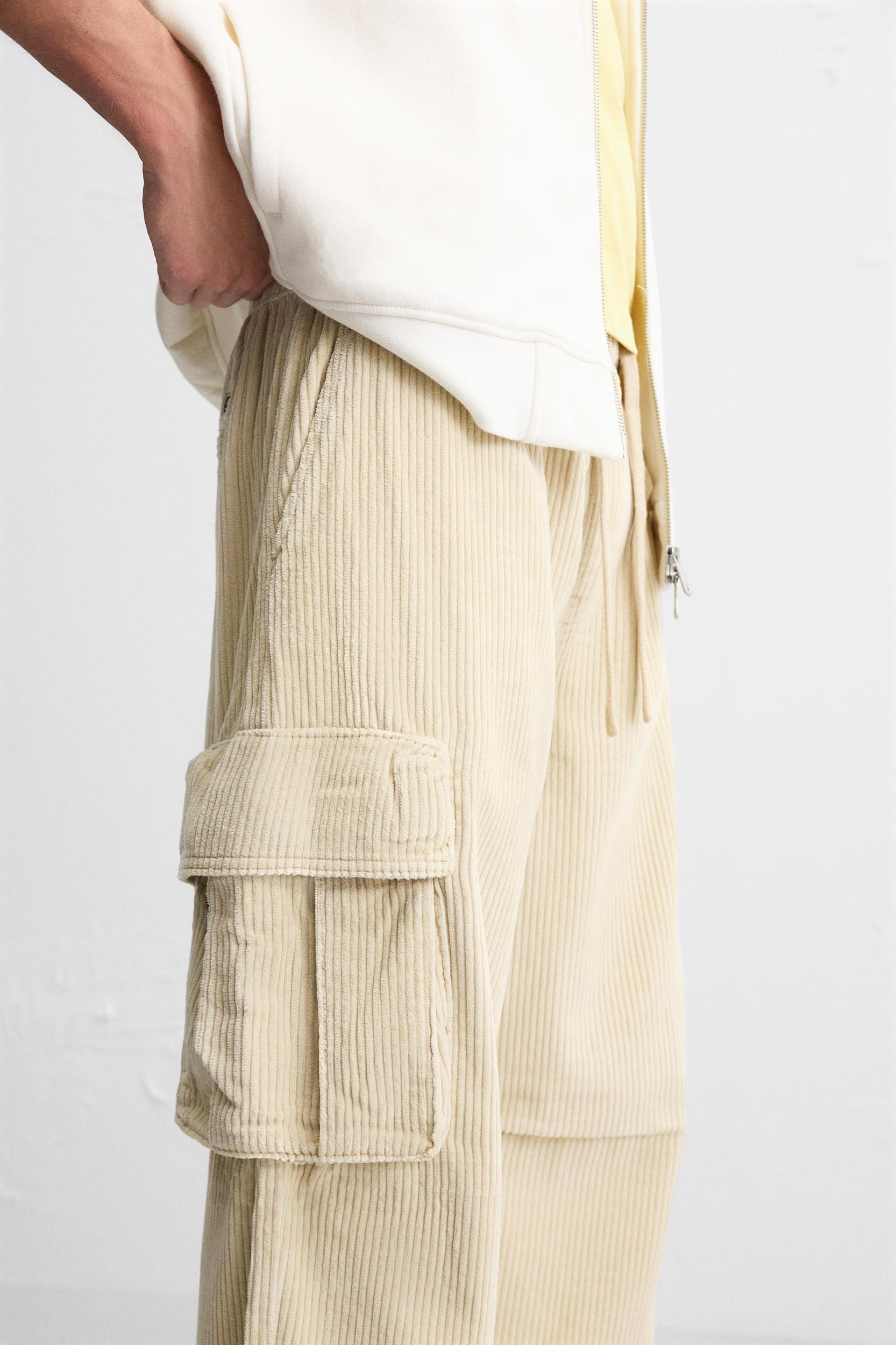 CORDUROY CARGO PANTS Product Image