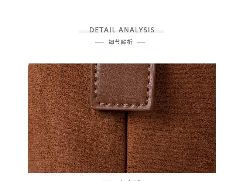 Faux Suede Shoulder Bag Product Image