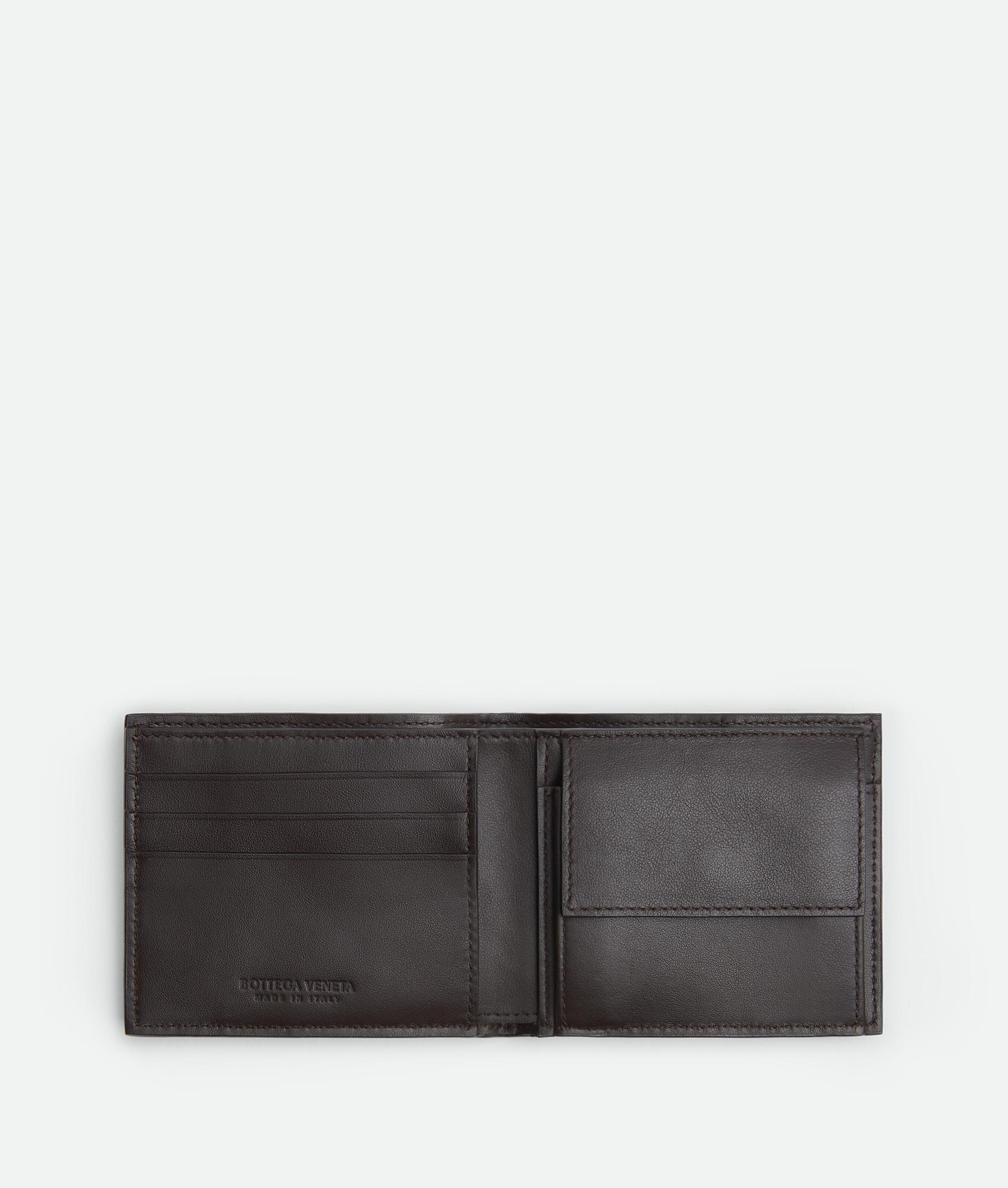 BOTTEGA VENETA Bottega  Veneta Cassette Bi-fold Wallet With Coin Purse In Noir Product Image