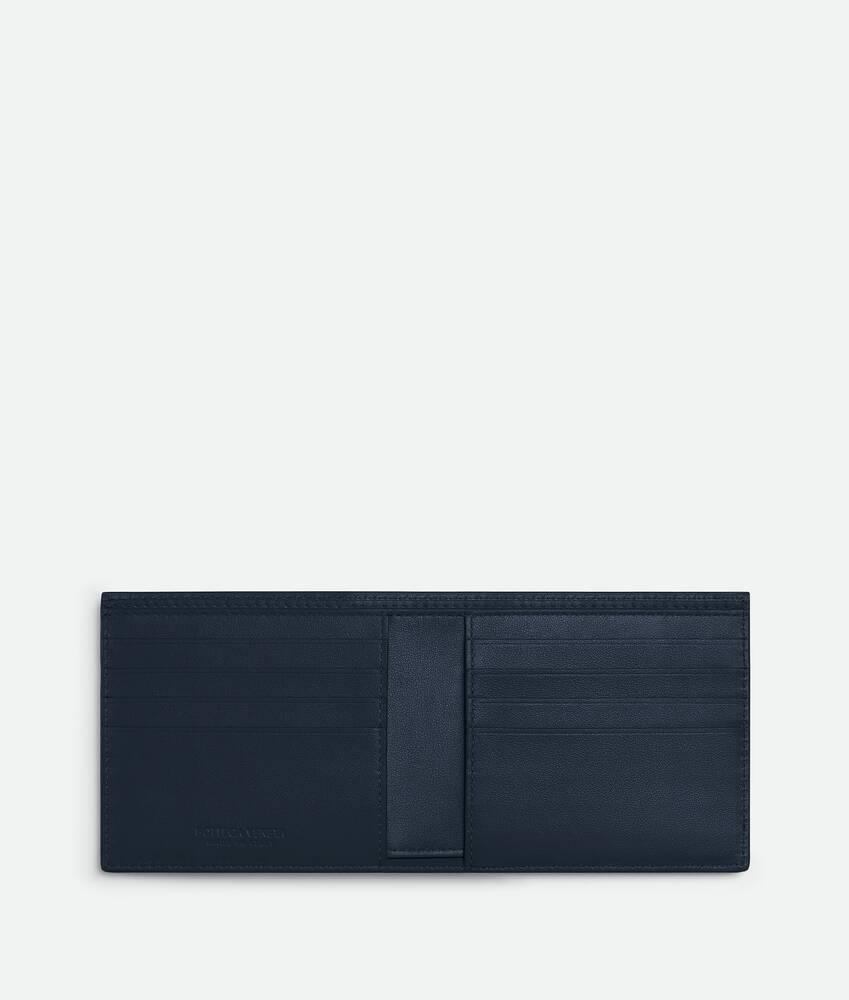 Men's Intrecciato Bi-Fold Wallet in Black Product Image