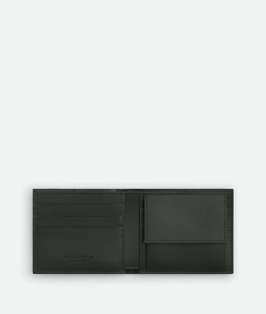 Men's Cassette Bi-Fold Wallet With Coin Purse in Dark moss Product Image