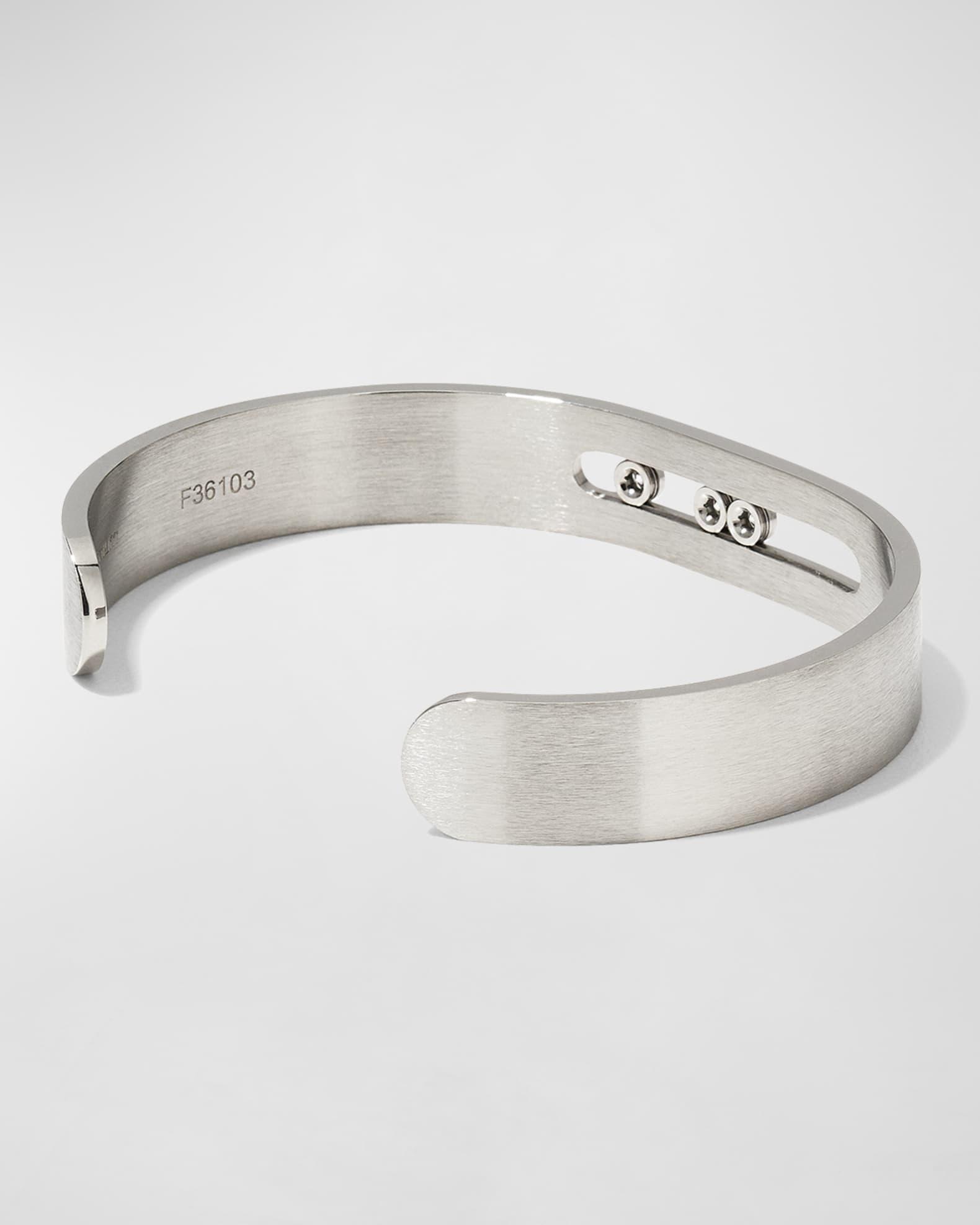 Men's Titanium Move Diamond Bracelet, Size XL Product Image