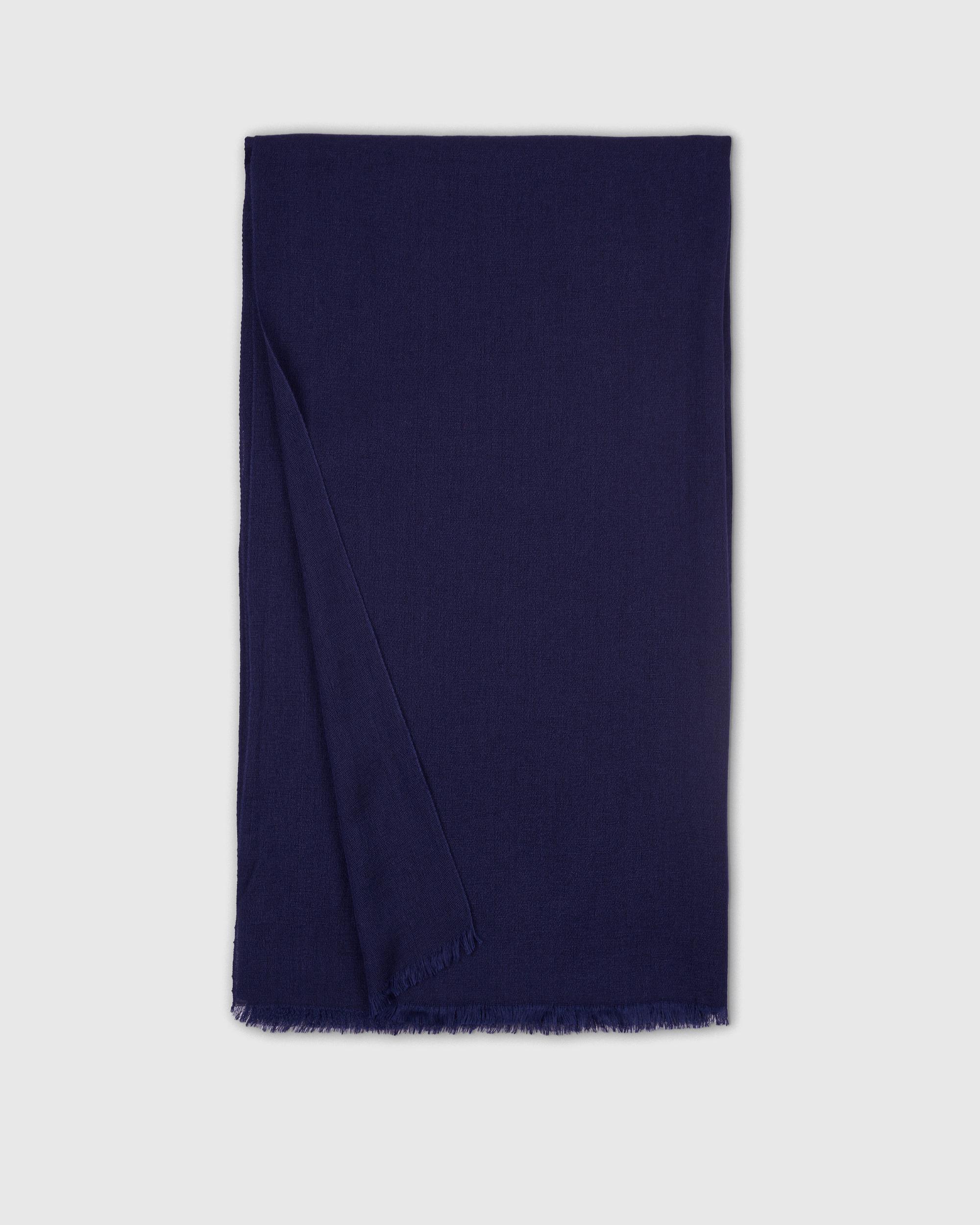 Quince | Women's Featherweight Cashmere Silk Frayed Edge Scarf Product Image