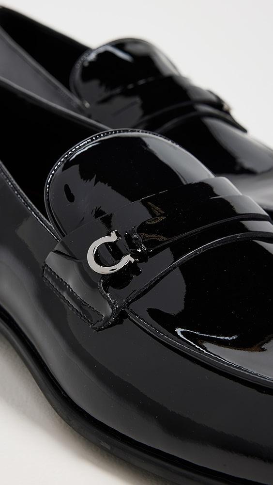 FERRAGAMO Desio Patent Leather Formal Loafers | Shopbop Product Image