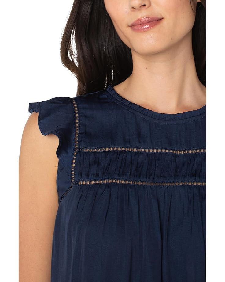 Sleeveless Crew Neck Knit Top Product Image