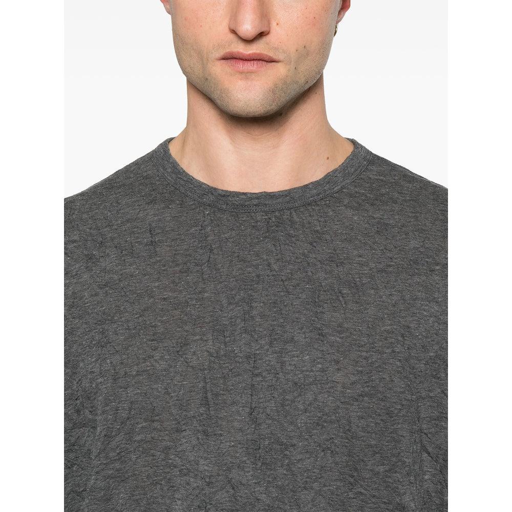 OUR LEGACY Box T-shirt Worn Black Legacy Jersey In Gray Product Image