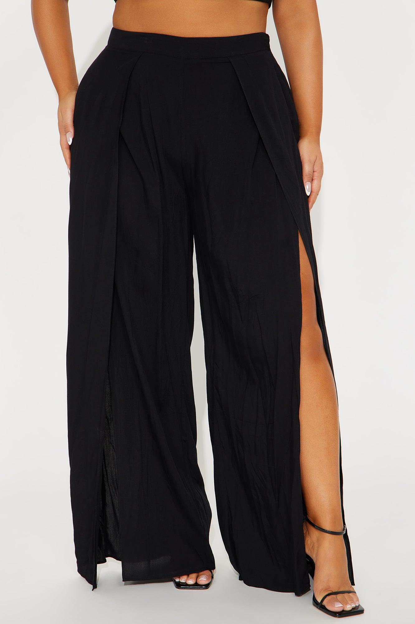 Escape The Ordinary Wide Leg Pant - Black Product Image