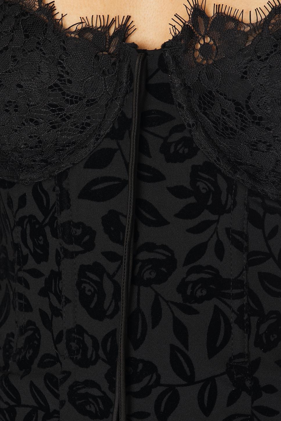 Midnight Velvet Mini Dress Product Image