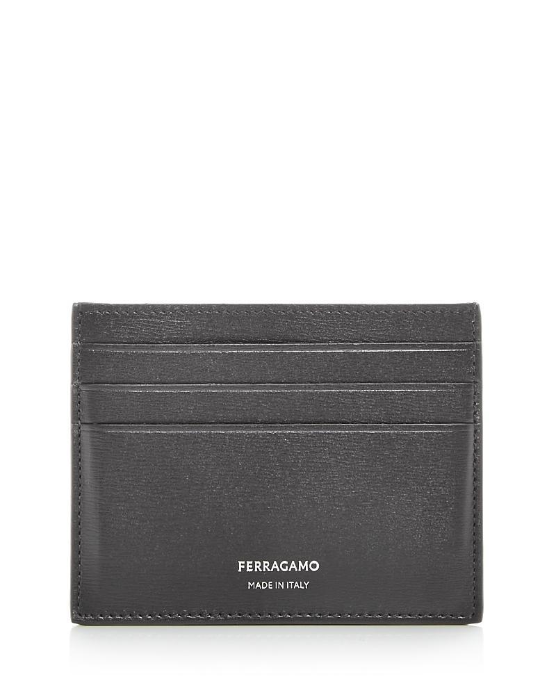 Ferragamo Mens Leather Card Case Product Image