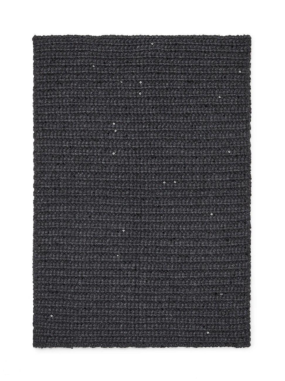 Womens Cashmere and Silk Dazzling Rib Knit Neck Warmer Product Image