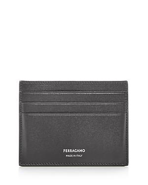 Ferragamo Mens Leather Card Case Product Image