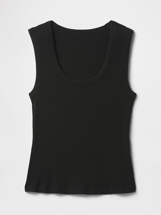 Rib Scoop Tank Top Product Image