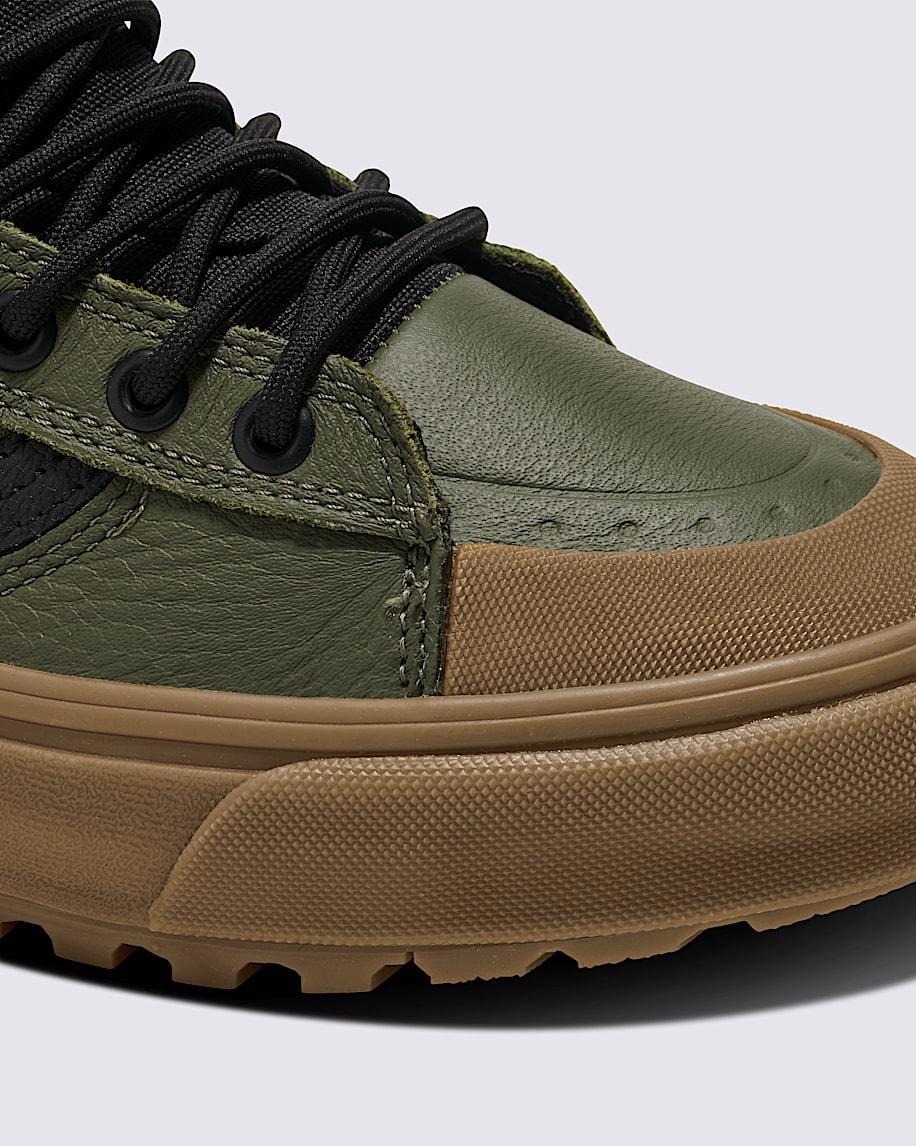 MTE Sk8-Hi Waterproof Insulated Shoe in Grape Leaf Green / Gum| Vans US Product Image