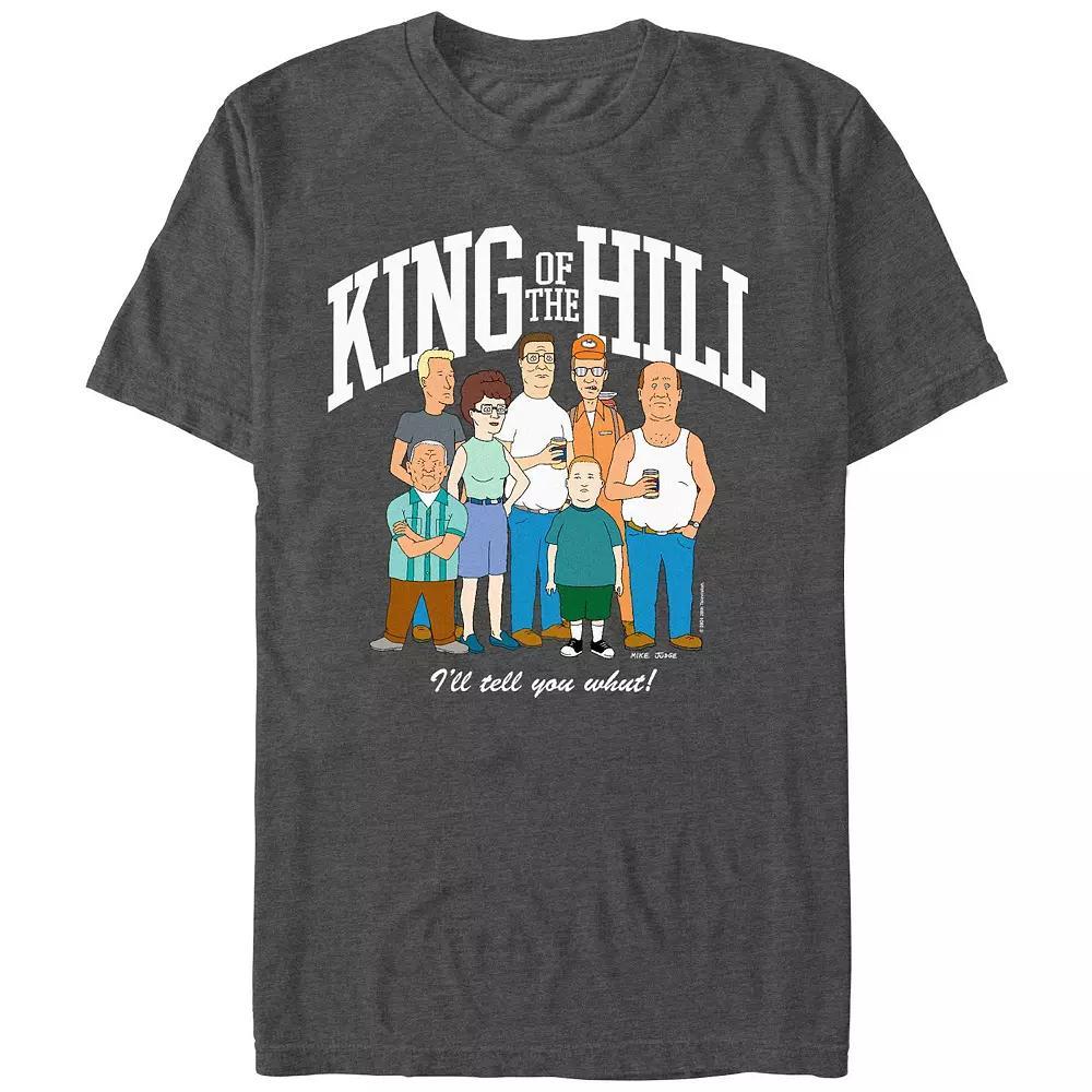 Men's King Of The Hill Group Photo Graphic Tee, Size: Medium, Grey Heather Product Image