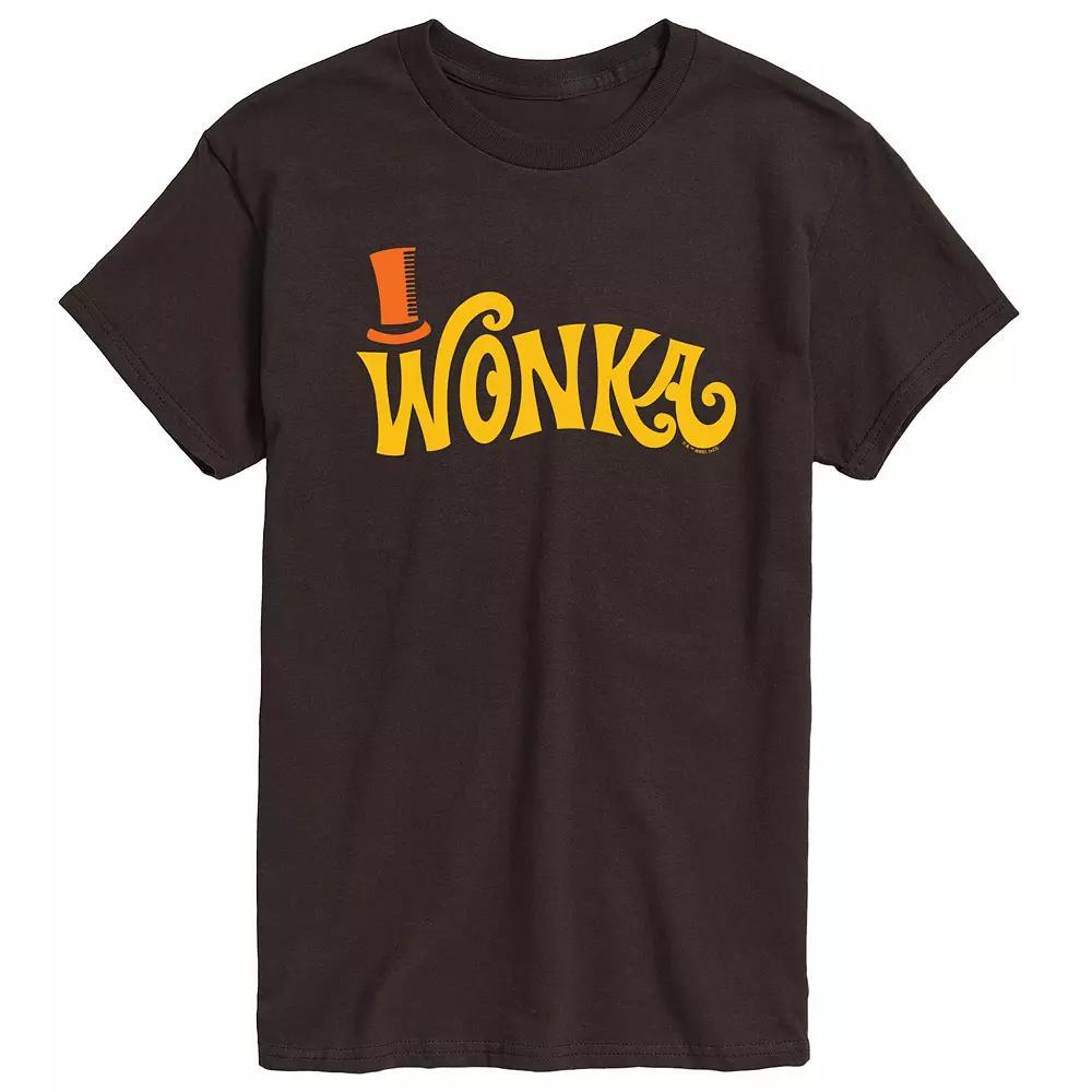 Mens Willy Wonka Retro Willy Wonka Logo Graphic Tee Product Image