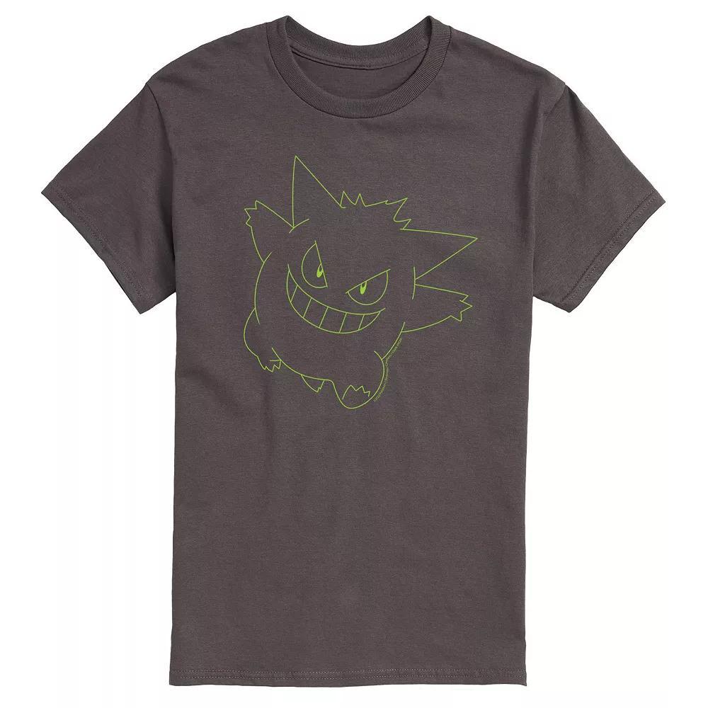 Big & Tall Pokemon Gengar Big Face Tee, Mens Product Image