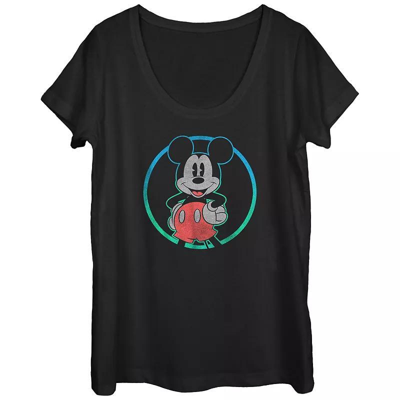 Juniors' Rock And Roll Roses Festival Scoop Neck Graphic Tee, Girl's, Size: Medium, Black Product Image