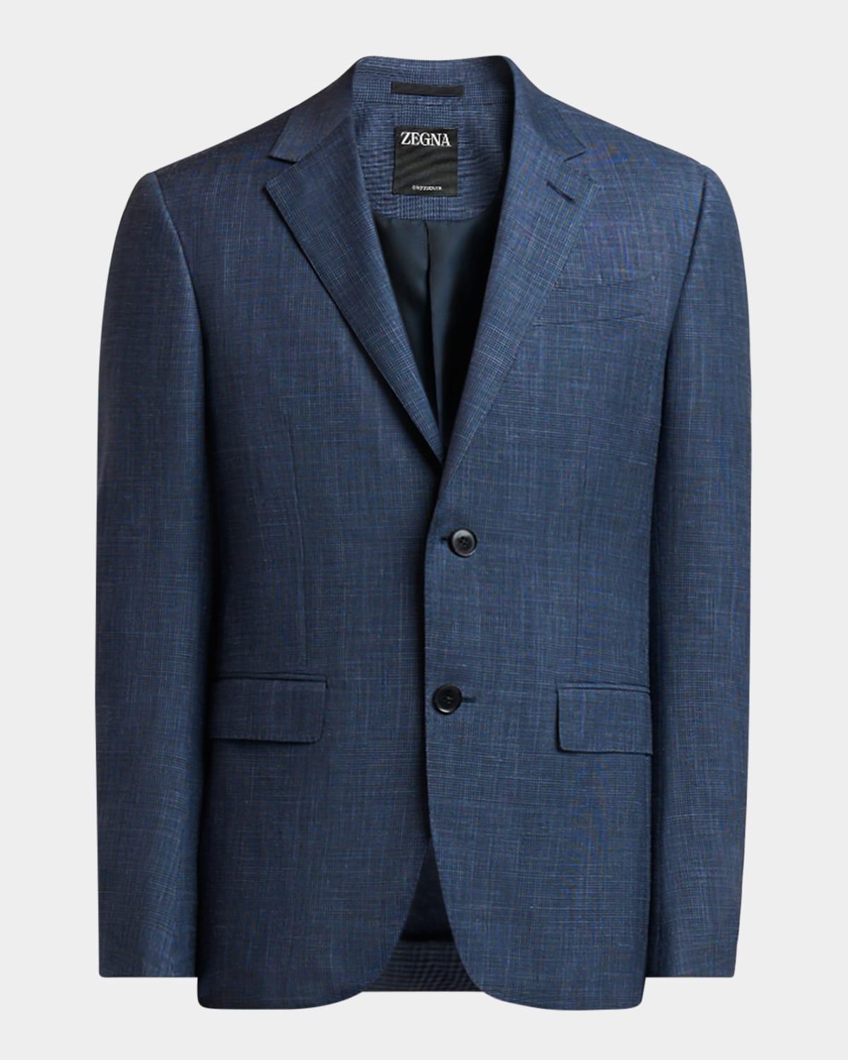 Mens Prince of Wales Crossover Suit Product Image