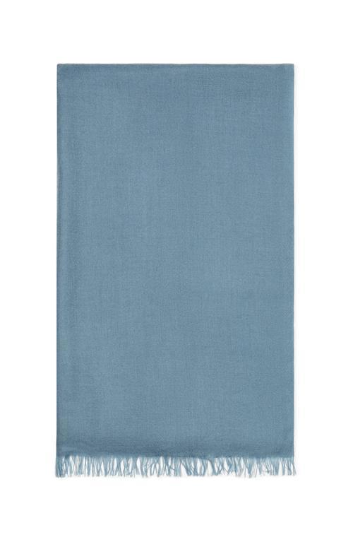 BRUNELLO CUCINELLI Cashmere And Silk Scarf In Blue Product Image