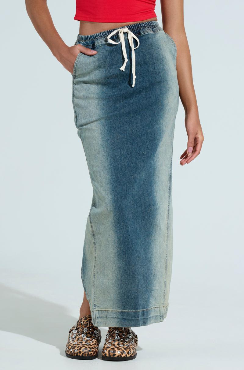 SIDE THOUGHTS MAXI SKIRT Product Image